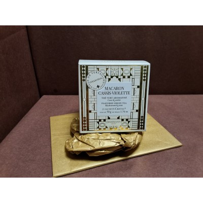 Thé vert Macaron Cassis Violette