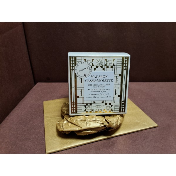 Thé vert Macaron Cassis Violette